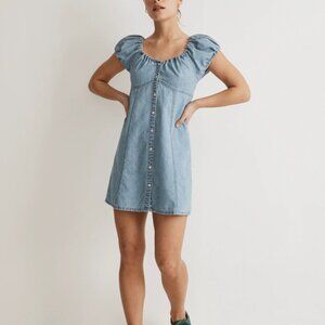 MADEWELL Denim Margie Mini Dress size 12